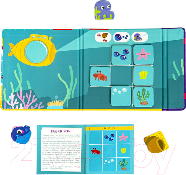 Изображение товара Развивающая игра Bondibon Мини игры в дорогу. Малыши думают / ВВ5350