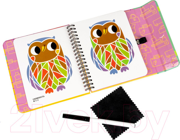 Изображение товара Развивающая книга Bondibon Мини игры в дорогу. Найди отличия по цвету / ВВ5351