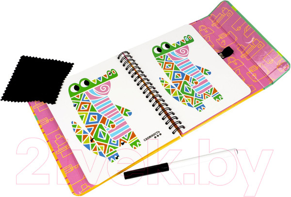 Изображение товара Развивающая книга Bondibon Мини игры в дорогу. Найди отличия по цвету / ВВ5351