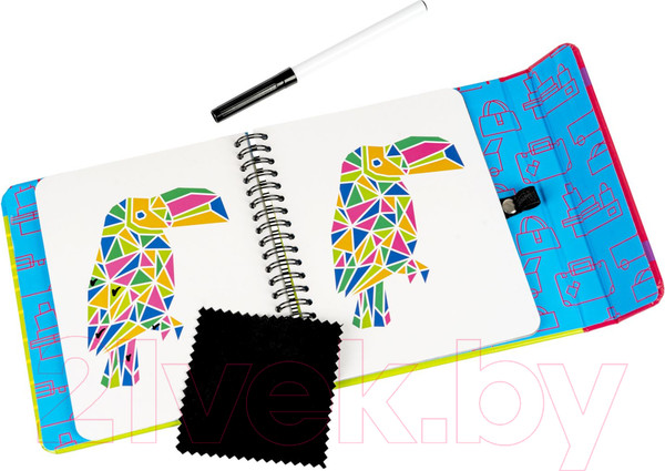 Изображение товара Развивающая книга Bondibon Мини игры в дорогу. Найди отличия по цвету / ВВ5352