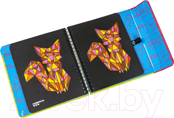 Изображение товара Развивающая книга Bondibon Мини игры в дорогу. Найди отличия по цвету / ВВ5352