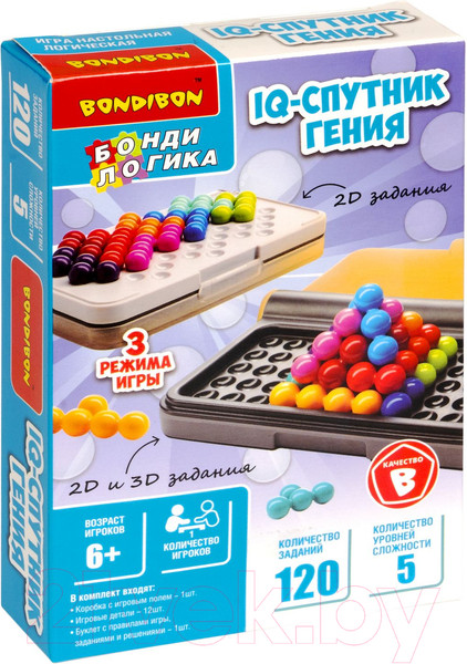 Изображение товара Игра-головоломка Bondibon IQ-Спутник гения / ВВ5532