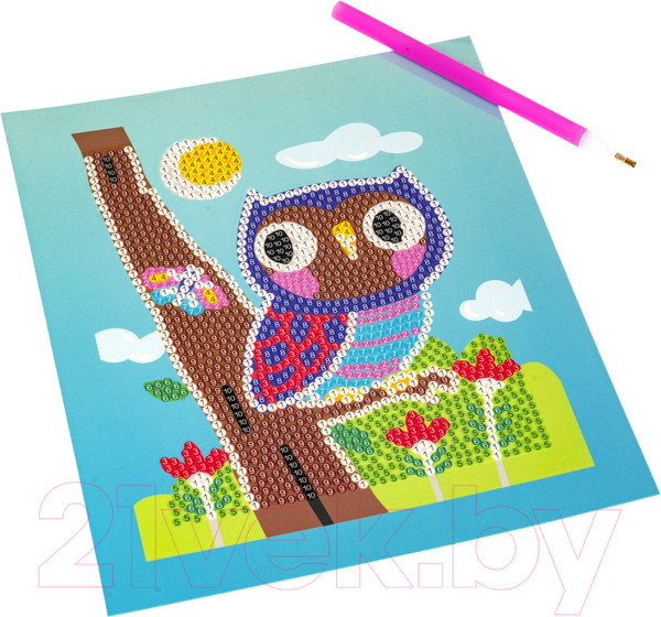 Изображение товара Набор алмазной вышивки Bondibon Совушка / ВВ5349