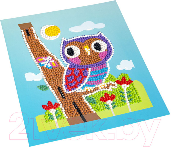 Изображение товара Набор алмазной вышивки Bondibon Совушка / ВВ5349