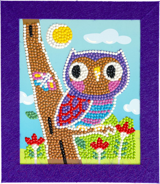 Изображение товара Набор алмазной вышивки Bondibon Совушка / ВВ5349