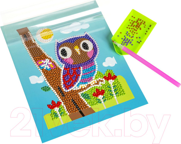 Изображение товара Набор алмазной вышивки Bondibon Совушка / ВВ5349