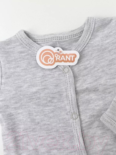 Изображение товара Боди для малышей Rant 7169-74 (светло-серый меланж, р.74)