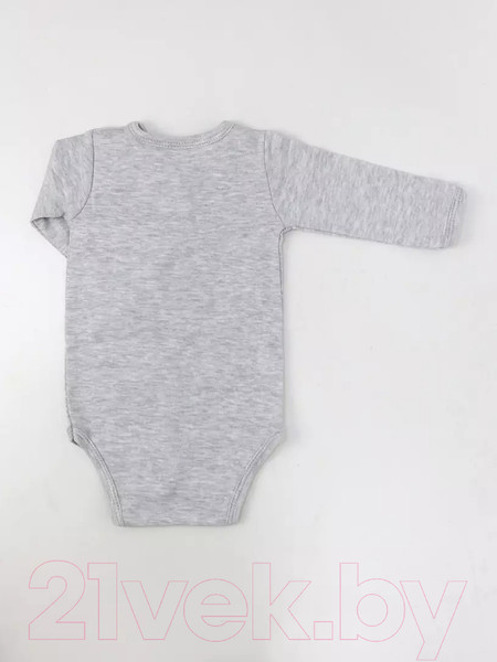 Изображение товара Боди для малышей Rant 7169-74 (светло-серый меланж, р.74)
