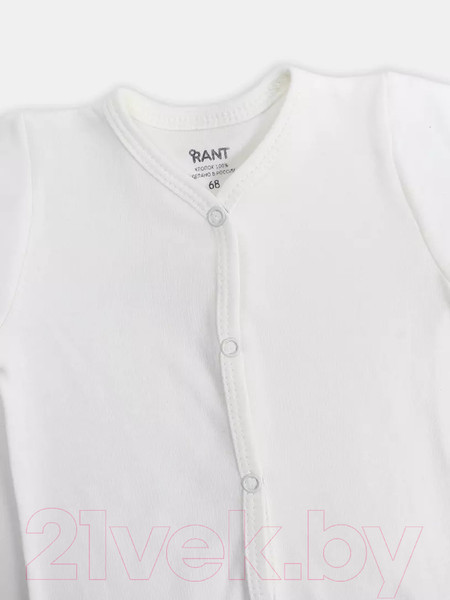 Изображение товара Боди для малышей Rant 6569-62 (молочный, р.62)