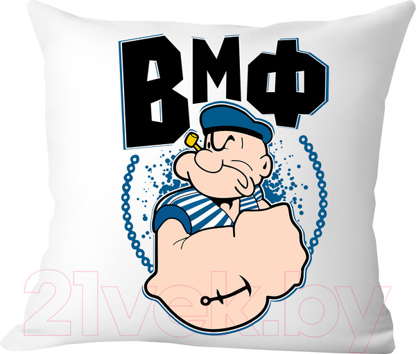 Изображение товара Подушка декоративная Print Style ВМФ / 40x40plat20