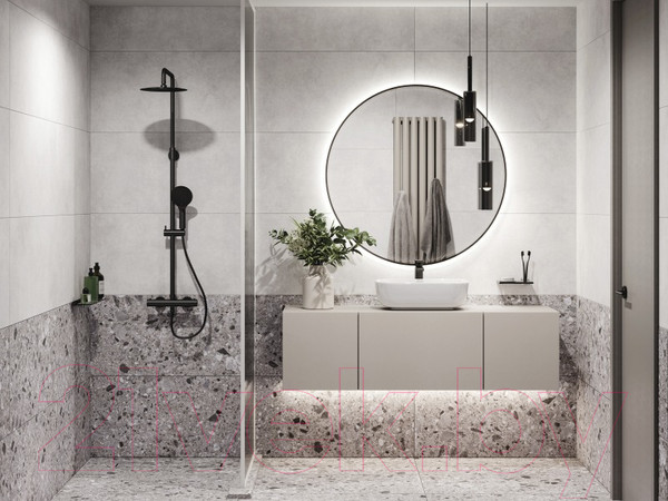 Изображение товара Плитка Meissen Skin 16668 (448x898, серый)