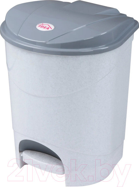 Изображение товара Мусорное ведро Idea М2890 (мраморный)