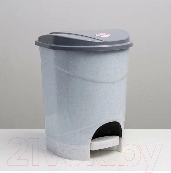 Изображение товара Мусорное ведро Idea М2890 (мраморный)