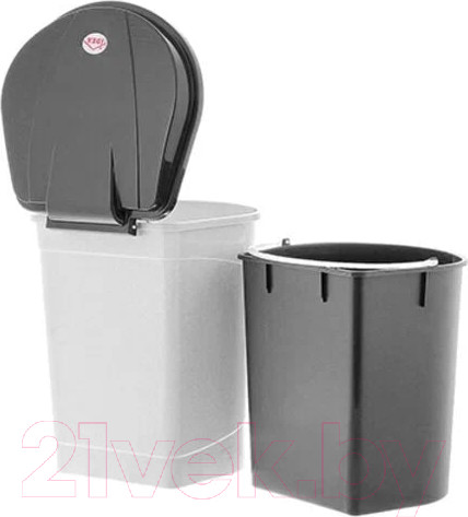 Изображение товара Мусорное ведро Idea М2890 (мраморный)