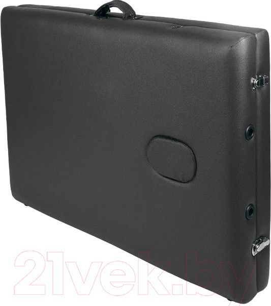 Изображение товара Массажный стол Atlas Sport Складной 2-с 60см (черный/деревянный)