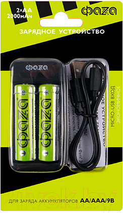 Изображение товара Зарядное устройство для аккумуляторов Фаза B-50USB+2AA / 5038837