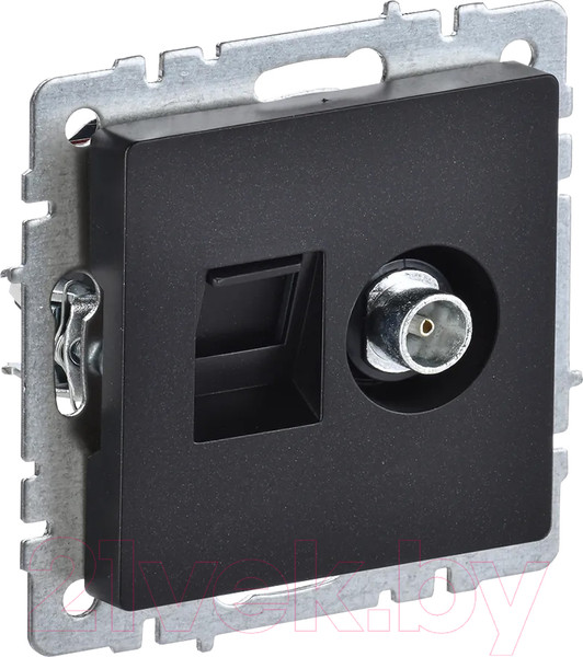 Изображение товара Розетка IEK BR-AK20-1-K02 (черный)