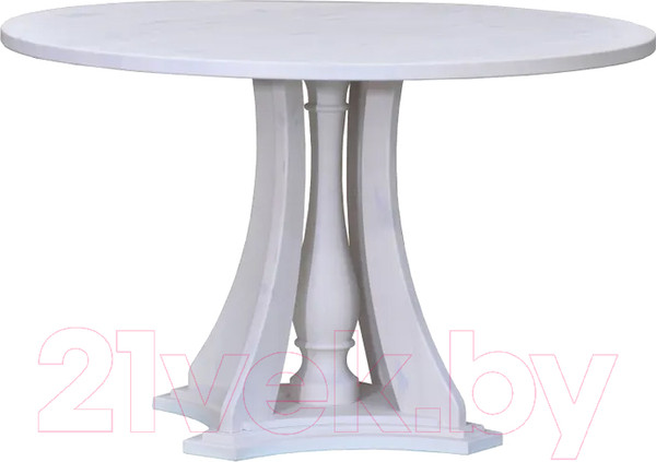 Изображение товара Обеденный стол Dipriz Evans круглый 120x120x75 / Д.60011.1 (белый)