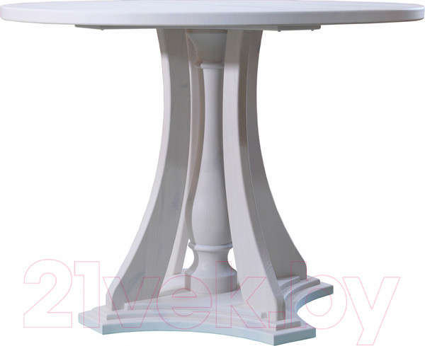 Изображение товара Обеденный стол Dipriz Evans круглый 120x120x75 Д.60011.2 (серый дуб)