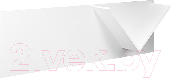 Изображение товара Полка Involux Лаура 171P003 правый (белый премиум)