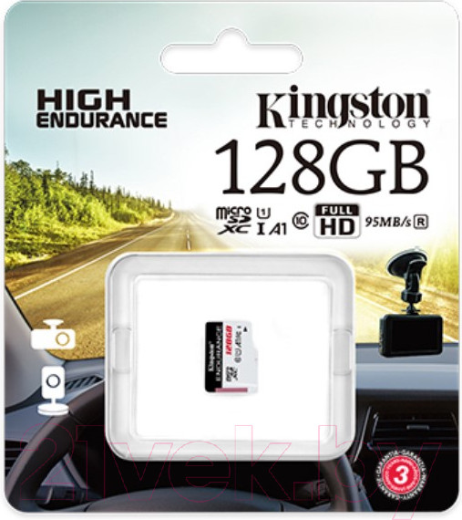 Изображение товара Карта памяти Kingston MicroSDXC UHS-I 128GB (SDCE/128GB)