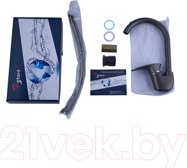 Изображение товара Смеситель Plstart PL4105-17 (графит)