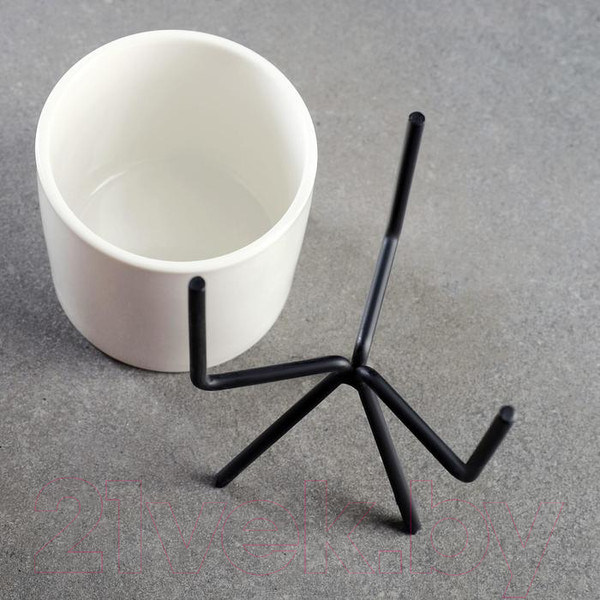 Изображение товара Кашпо Take It Easy Цилиндр 5799915 (белый)