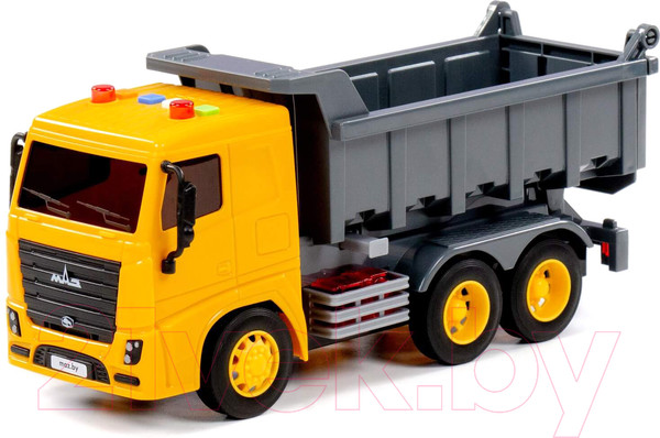 Изображение товара Самосвал игрушечный Полесье МАЗ инерционный со звуком и светом / 94056