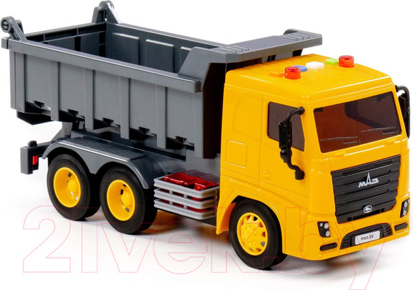 Изображение товара Самосвал игрушечный Полесье МАЗ инерционный со звуком и светом / 94056
