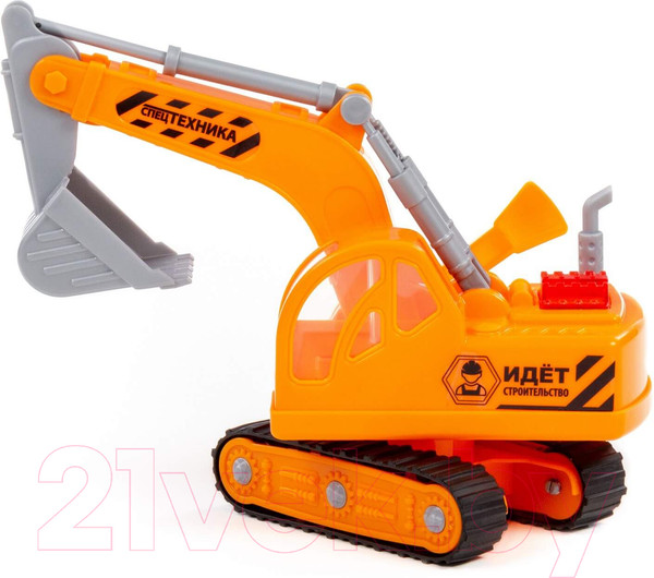 Изображение товара Экскаватор игрушечный Полесье Гусеничный Профи / 93875