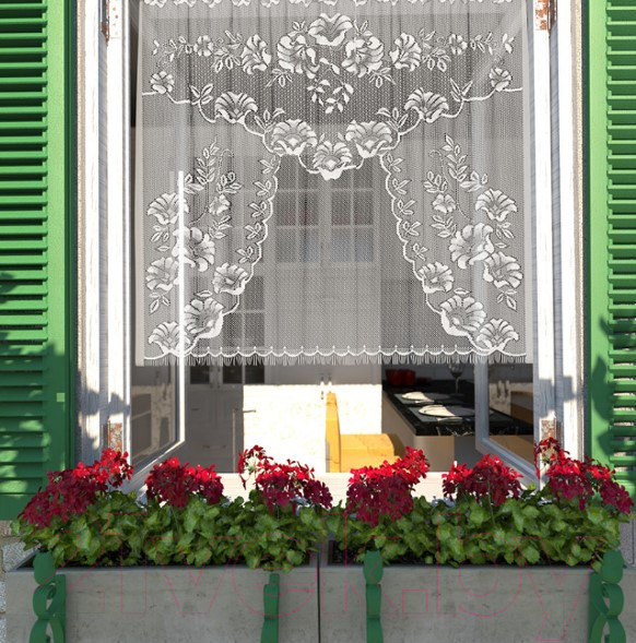 Изображение товара Гардина Лента м403Н (120x110, белый)