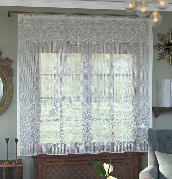 Изображение товара Гардина Лента м287 (160x170, белый)