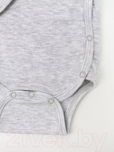 Изображение товара Боди для малышей Rant 6869-62 (светло-серый меланж, р.62)