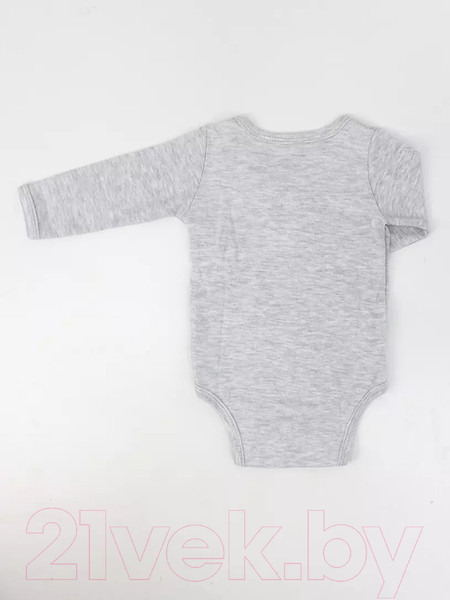Изображение товара Боди для малышей Rant 6869-62 (светло-серый меланж, р.62)