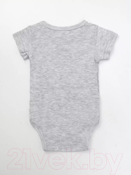 Изображение товара Боди для малышей Rant 6969-62 (светло-серый меланж, р.62)
