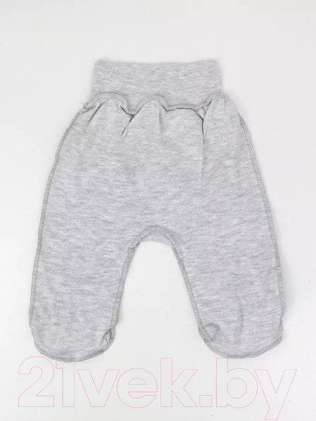 Изображение товара Ползунки Rant С закрытыми ножками / 3369-56 (светло-серый меланж, р.56)