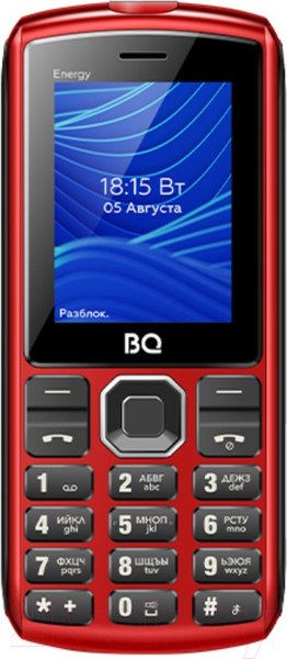 Изображение товара Мобильный телефон BQ Energy BQ-2452 (красный/черный)