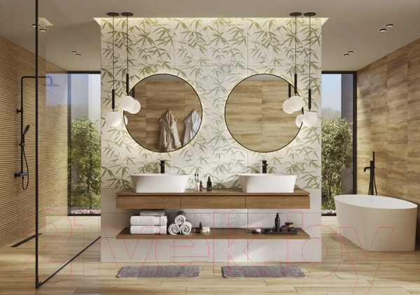 Изображение товара Плитка Meissen Japandi 16486 (250x750, бежевый)