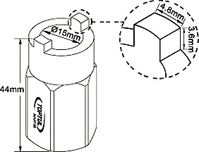 Изображение товара Съемник Toptul JEAJ0122