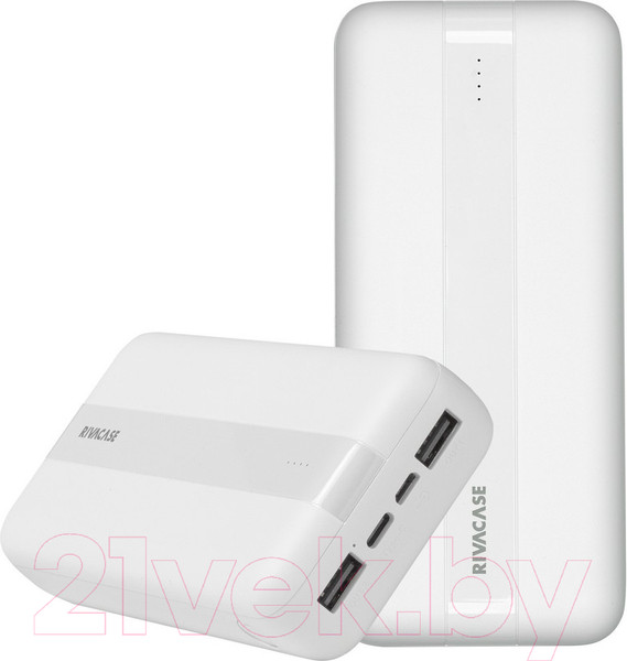 Изображение товара Портативное зарядное устройство Rivacase VA2081 20000mAh (белый)