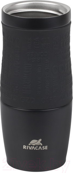 Изображение товара Термокружка Rivacase 90345BM (380мл, черный)