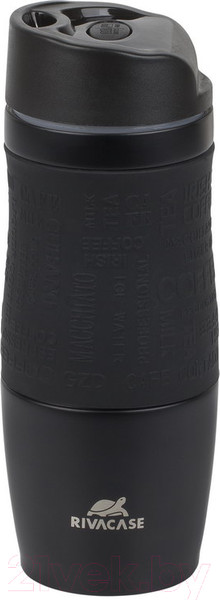 Изображение товара Термокружка Rivacase 90345BM (380мл, черный)
