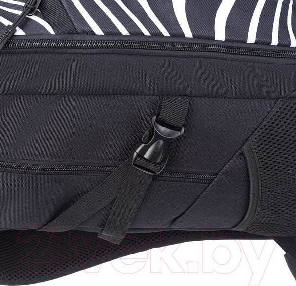 Изображение товара Школьный рюкзак Torber Class X Зебра / T9355-22-ZEB (черный/белый)