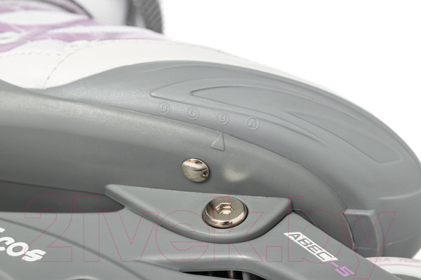 Изображение товара Роликовые коньки Ricos Stream PW-153A S (р-р 33-36, белый/лиловый)