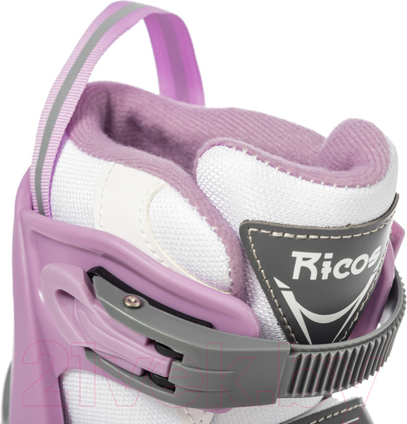 Изображение товара Роликовые коньки Ricos Stream PW-153A S (р-р 33-36, белый/лиловый)