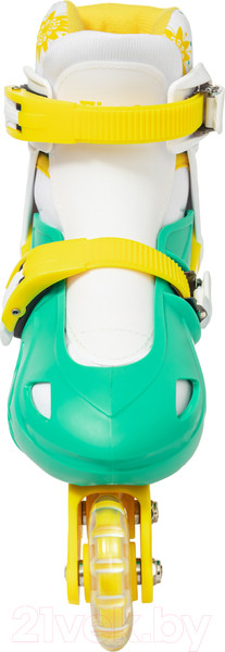 Изображение товара Роликовые коньки Ricos Kudo PW-128 S (р-р 31-34, бирюзовый/желтый)