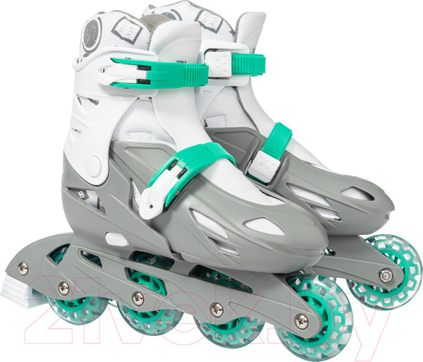 Изображение товара Роликовые коньки Ricos Kudo PW-128 XS (р-р 27-30, бирюзовый/серый)