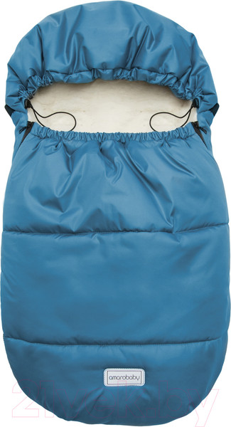 Изображение товара Конверт детский Amarobaby Snowy Travel / AMARO-6102-SG (серо-голубой)