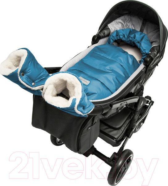 Изображение товара Конверт детский Amarobaby Snowy Travel / AMARO-6102-SG (серо-голубой)
