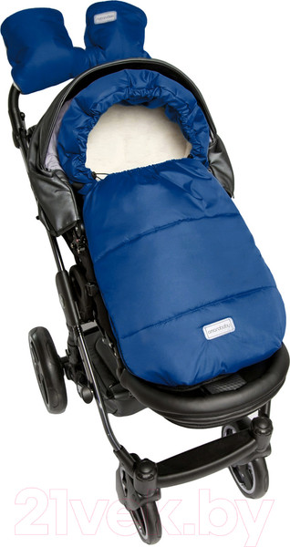 Изображение товара Конверт детский Amarobaby Snowy Travel / AMARO-6102-TSI (темно-синий)